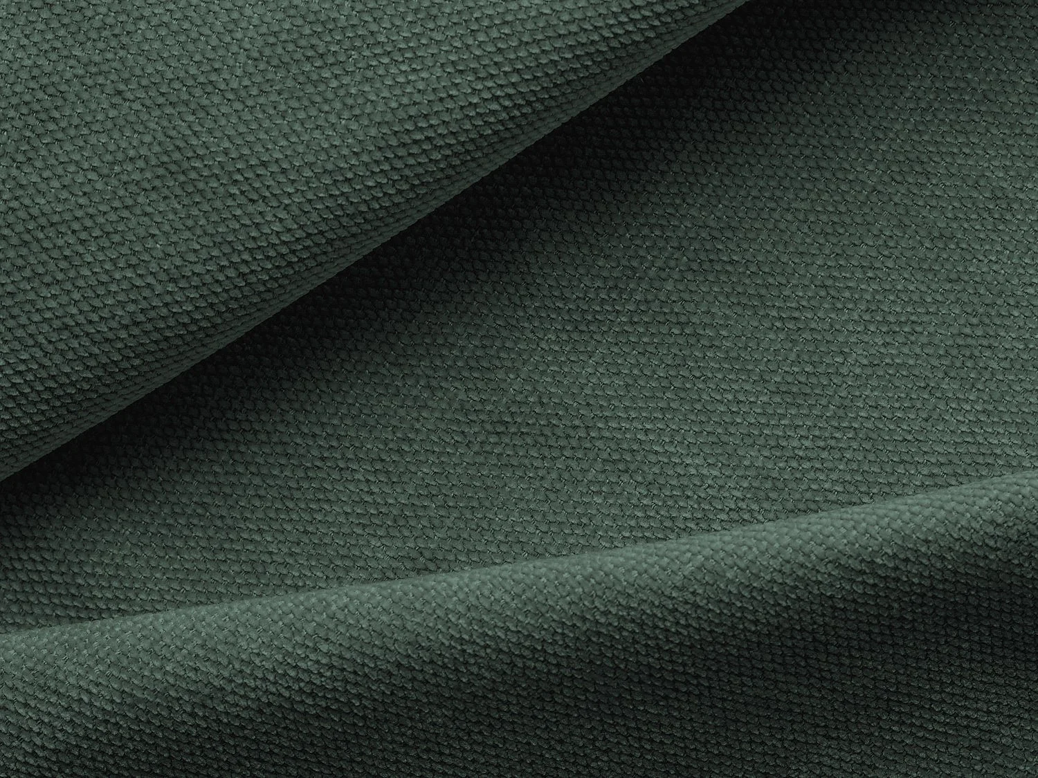 Lit coffre en tissu chenille 200 x 228 - vert - MILANO