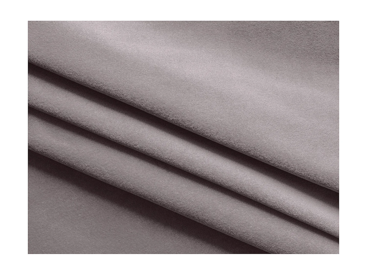 Lit coffre en velours 140 x 200 - gris - HOKU