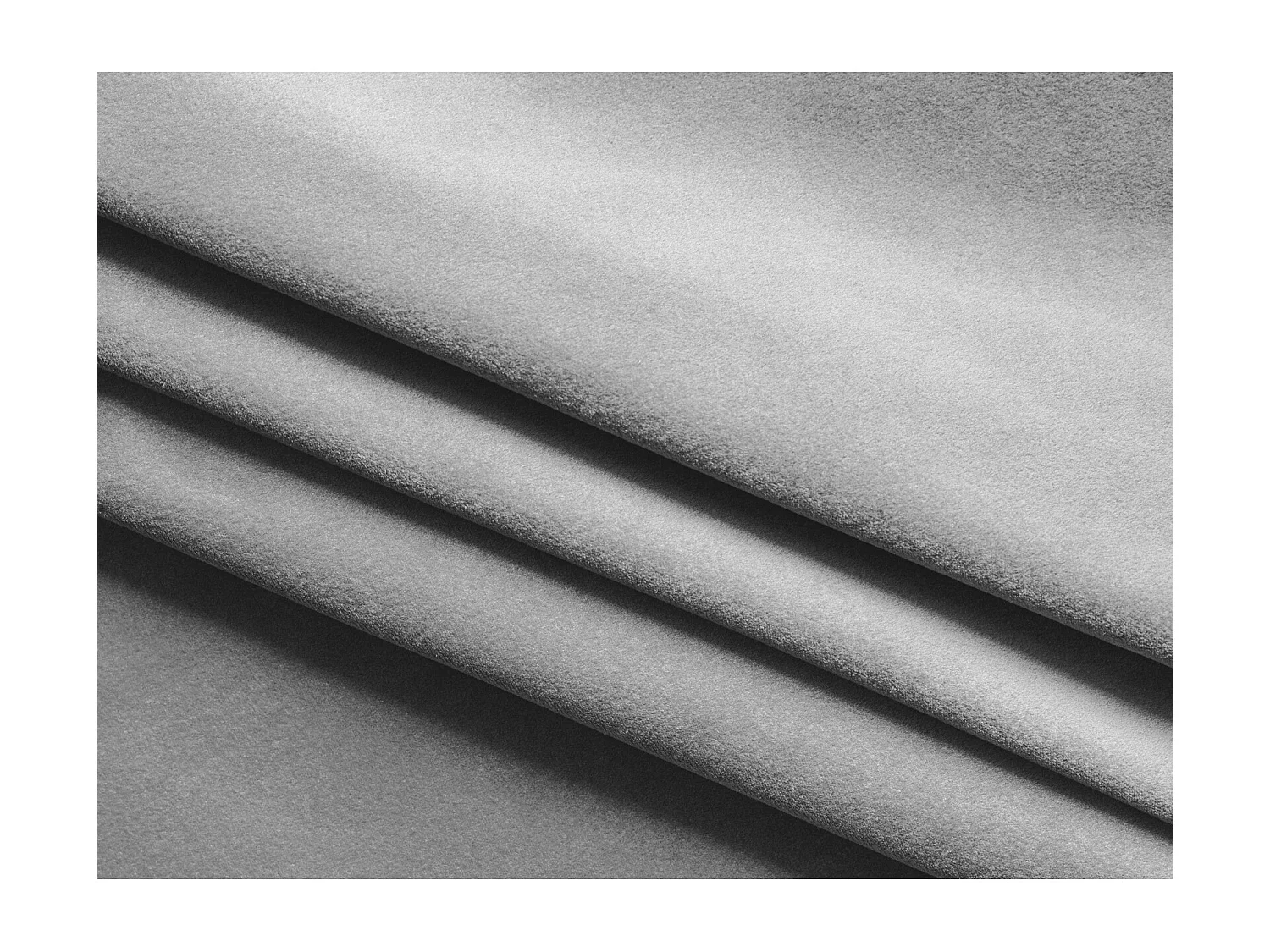 Lit coffre en velours 160 x 200 - gris - KIANA