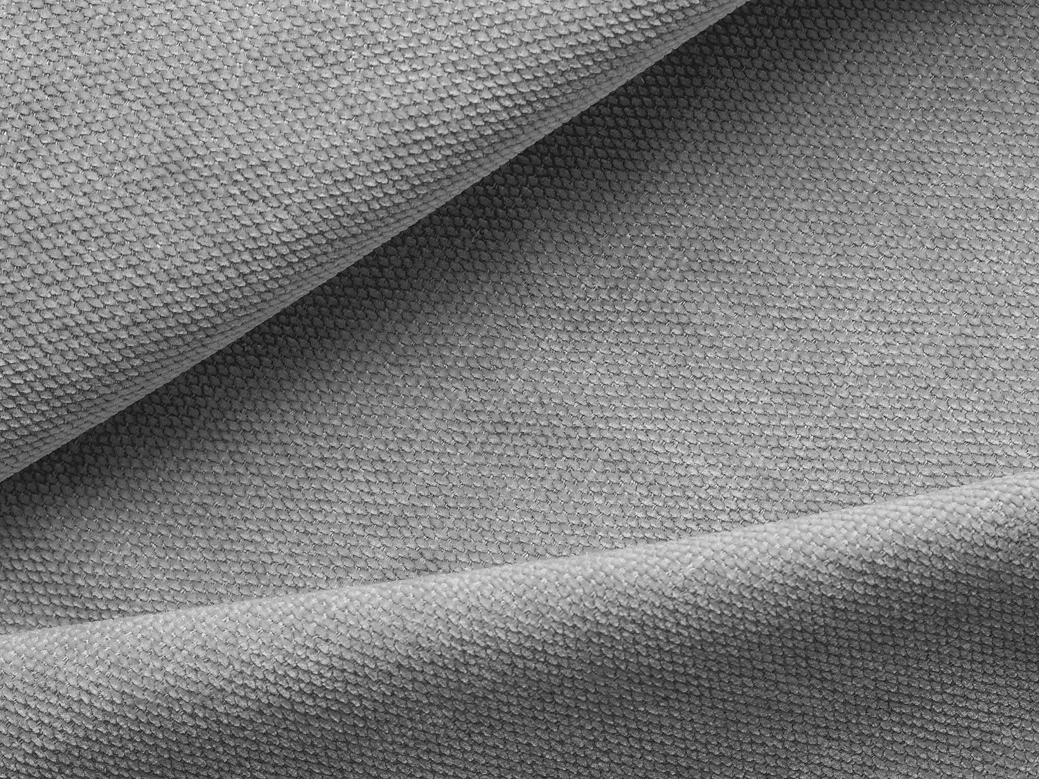 Lit coffre en tissu chenille 160 x 228 - gris clair - ROMA