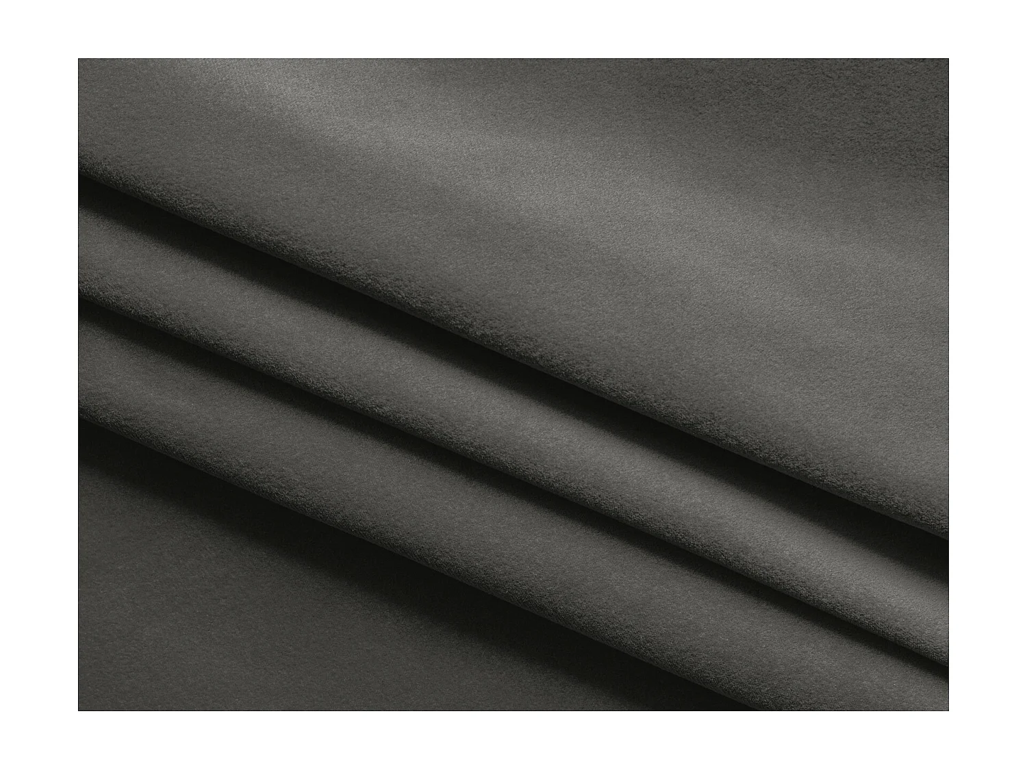 Lit coffre en velours 160 x 200 - acier - KIANA