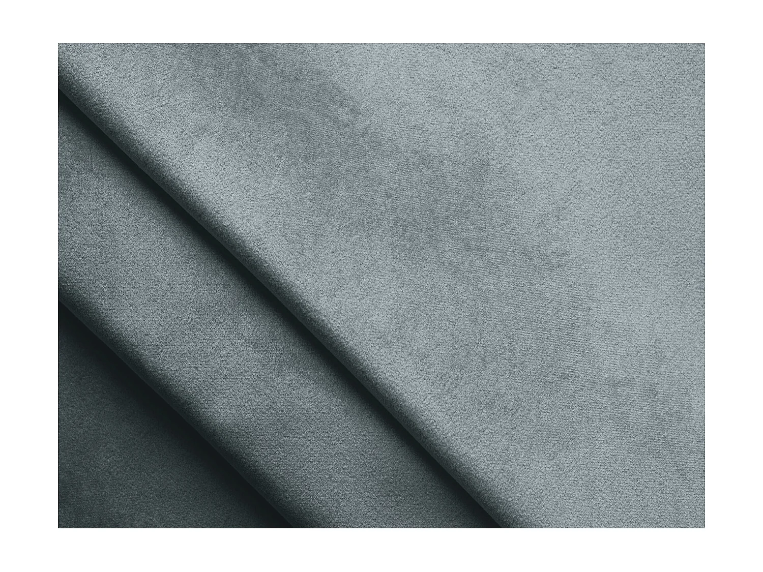 Lit coffre en velours 180 x 200 - bleu clair - ANANI