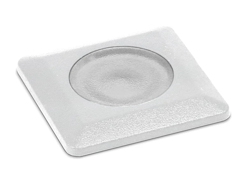 RAIN piso embutido estilo moderno e versátil -D. ø5 cm -quadrado - G9 1,7W - 170lm e 3K - resina - ip67 - branco