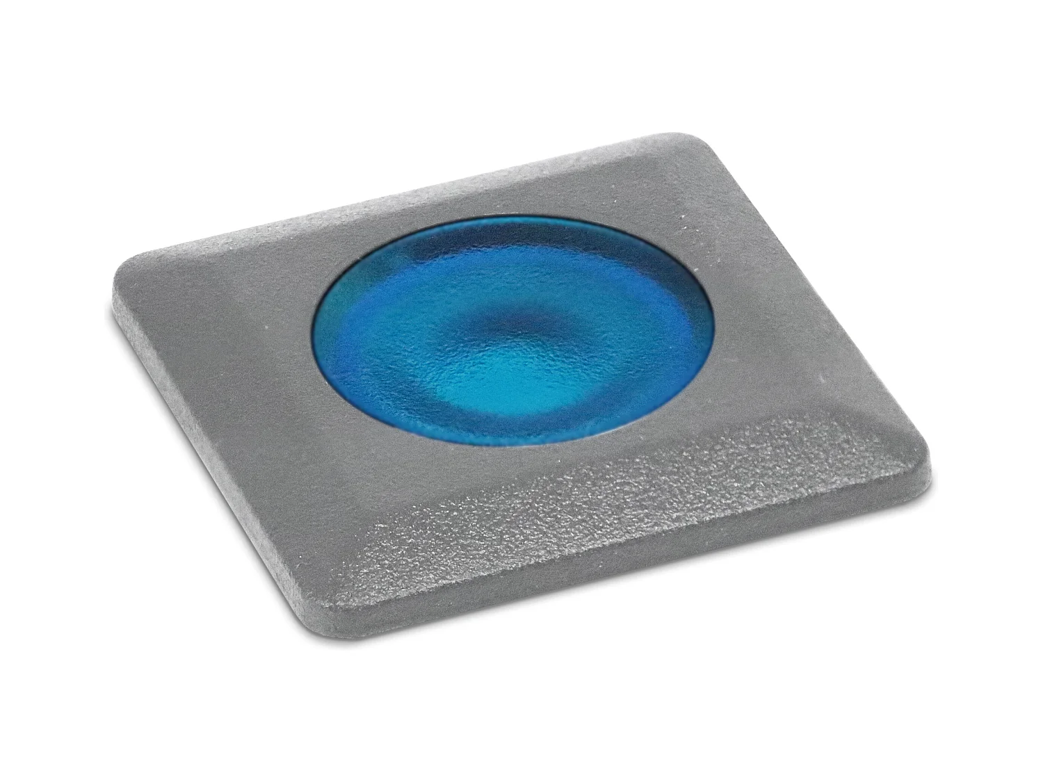 RAIN vloer inbouw moderne en veelzijdige stijl -D. ø5 cm - vierkant - G9 1,7W - 170lm en 3K - hars - ip67 - grijs en blauw