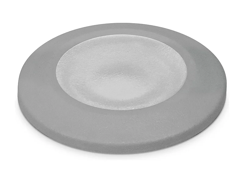 Luminaire encastrable au sol modern Rain-d.ø5cm-rond-g9 1,7w-170lm et 3k-resine-ip67-gris