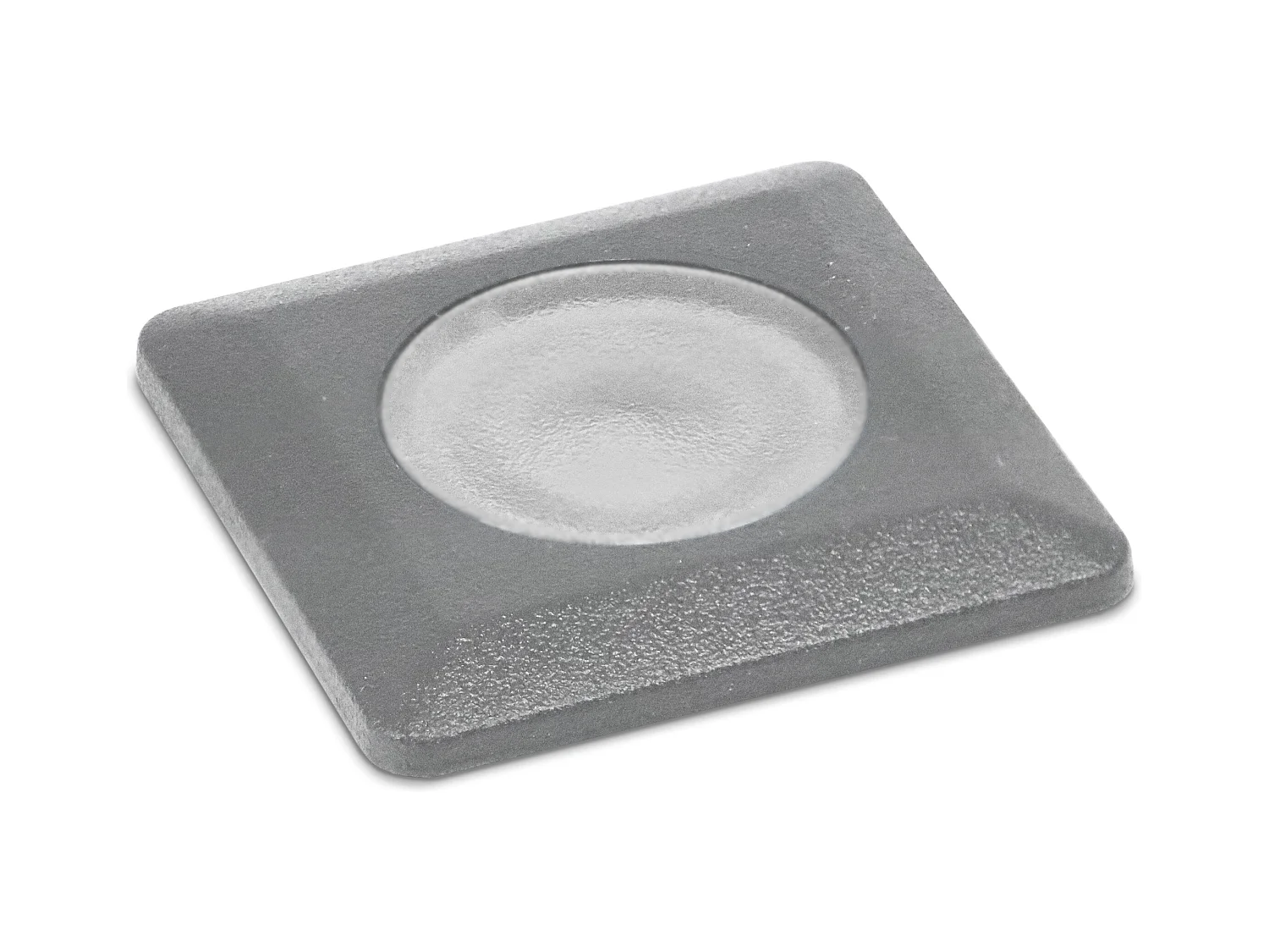 Empotrable de suelo RAIN estilo moderno y versátil -D. ø5 cm - cuadrado - G9 1,7W - 170lm y 3K - resina - ip67 - gris