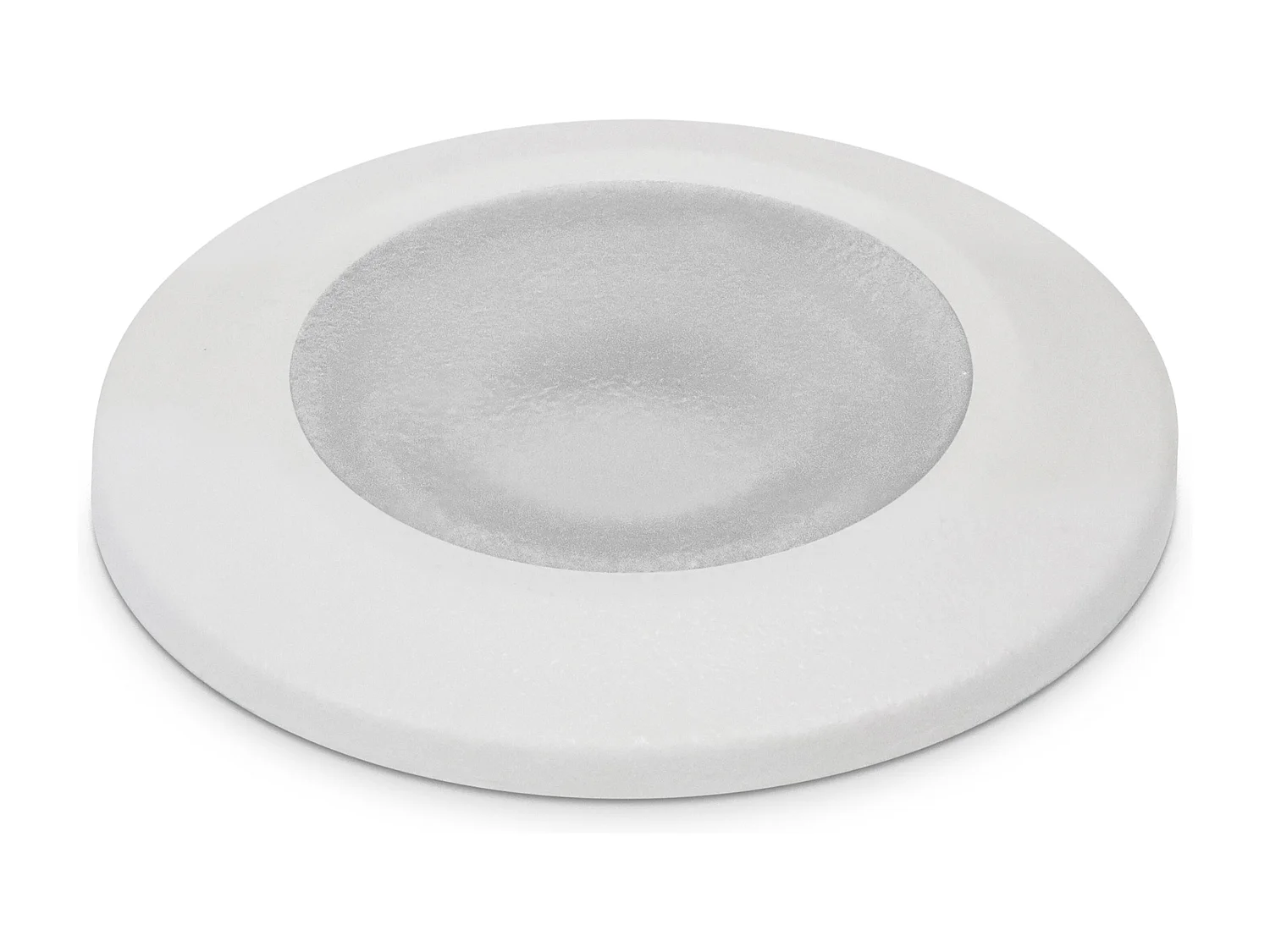 RAIN piso embutido estilo moderno e versátil -D. ø5 cm - redondo - G9 1,7W - 170lm e 3K - resina - ip67 - branco