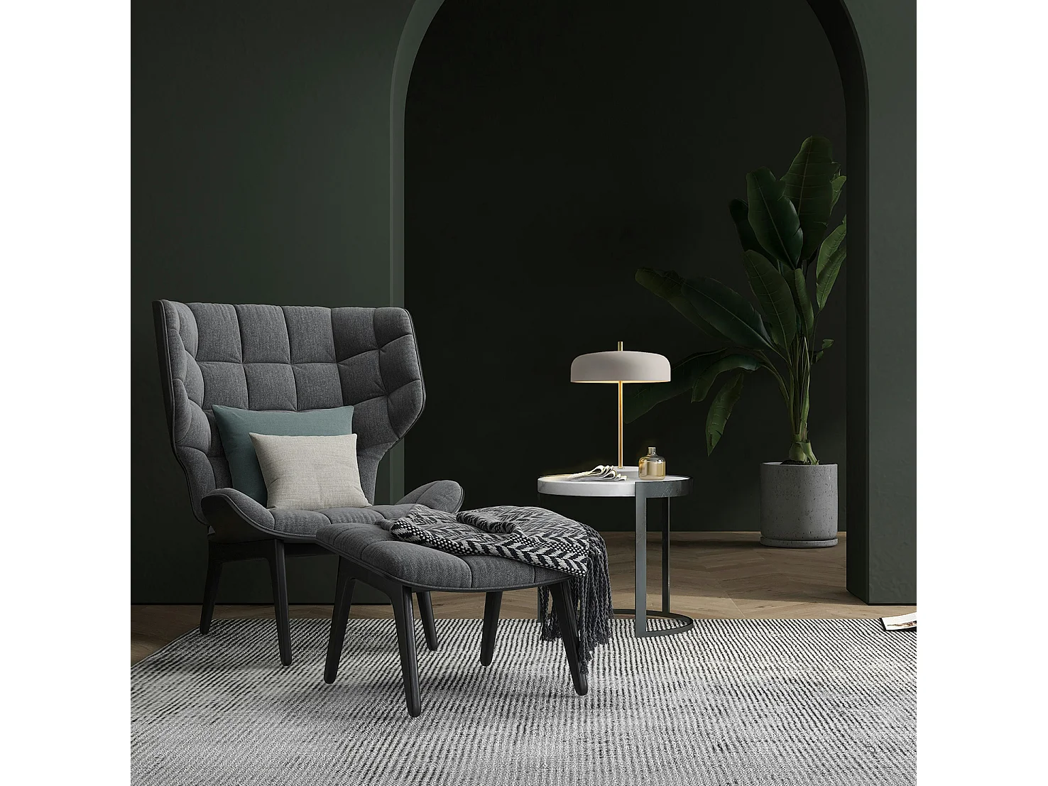 TAICHI STEHLEUCHTE im modernen Stil - H135 cm - 2x E27 40W - 2 Meter Kabel - an&aus - Stahl - Weiß und Gold - IP20