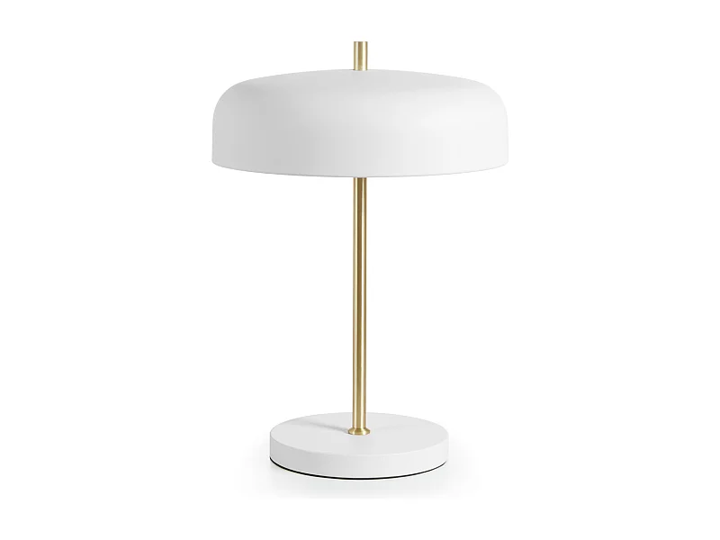 Lampada da terra moderna Taich.i-h.135 cm-2x e27 40w-on&off-acciaio-bianco,oro-ip20