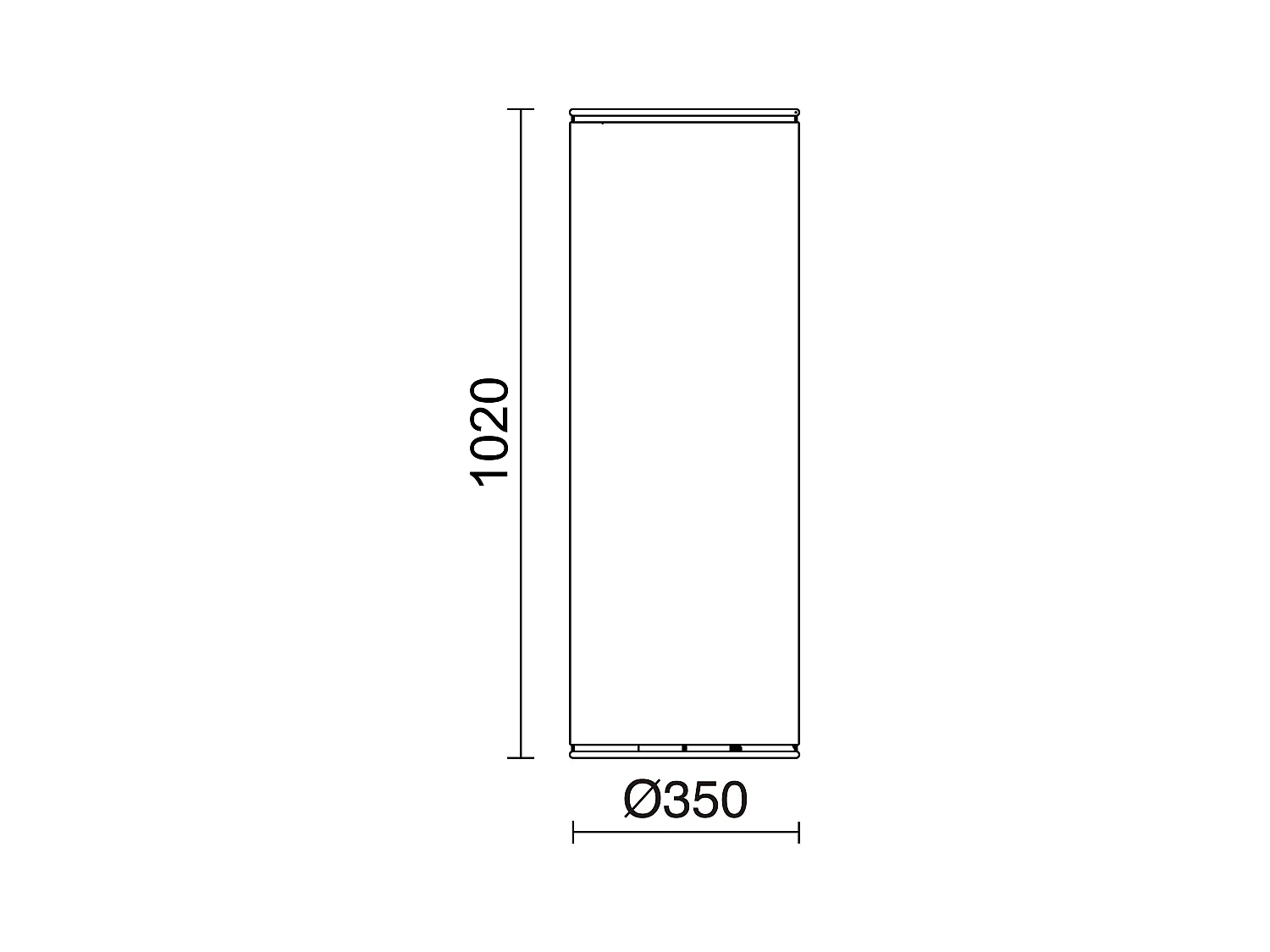 Lámpara de pie  AKIRO estilo moderno - Ancho 35 x Alt. 102 cm - 2X LED T8 - 14W  3K - IP20 - on&off - cable 2 mts- Acero y sentético - negro y blanco