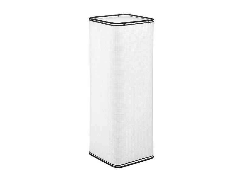 Lampada da terra moderna Akiro-h.102 cm-2x led T8-14w,3k-ip20-on&off-acciaio-nero,bianco