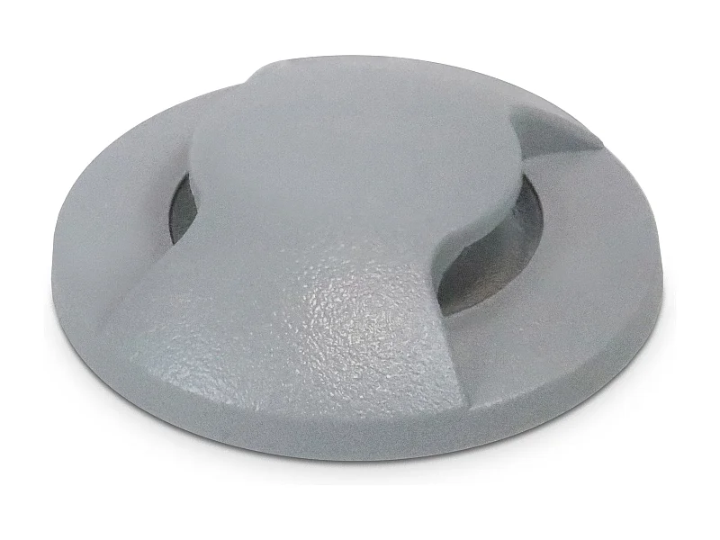 Spot encastrable au sol Rain-d.ø5cm-rond-2x emission-g9 1,7w-170lm,3k-resine-ip67-gris