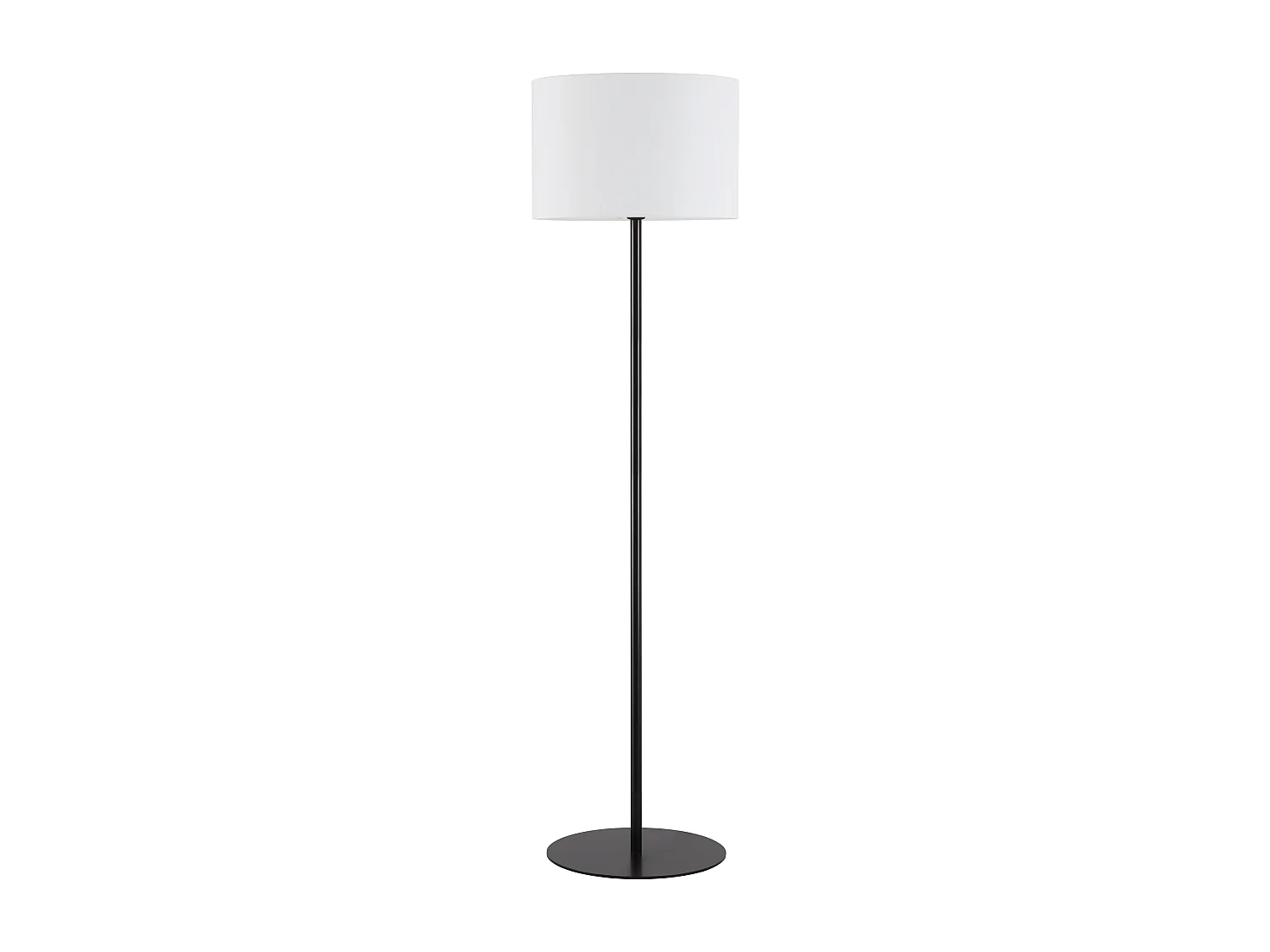 Lampada da terra classica Amsterdam-h.170 cm-acciaio, nero-on&off-e27 max. 40w-ip20