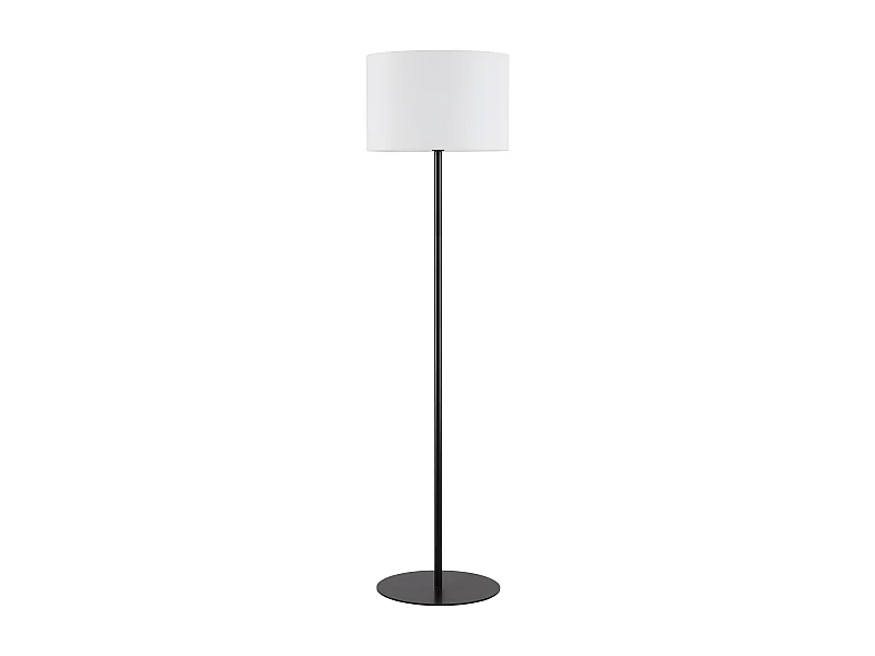 Lámpara de pie Amsterdam de estilo clásico - Alt.170 cm - acero y negro - on/off- E27 Máx. 40W - IP20