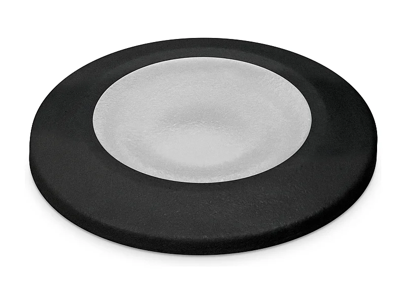 RAIN Bodeneinbauleuchte im modernen und vielseitigen Stil -D. ø5 cm - rund - G9 1,7 W - 170 lm und 3K - Harz - IP67 - Schwarz