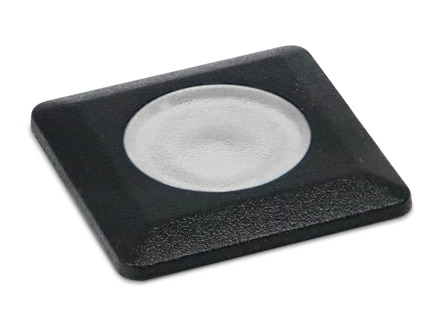 RAIN Bodeneinbauleuchte im modernen und vielseitigen Stil -D. ø5 cm - quadratisch - G9 1,7 W - 170 lm und 3K - Harz - IP67 - Schwarz