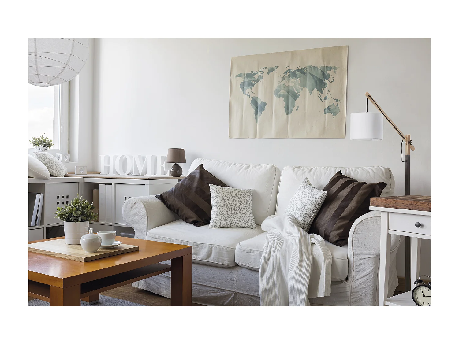 Lampada da terra moderna Britta-h.128 cm-e27 60w-90º-on&off-acciaio,legno-nero,bianco