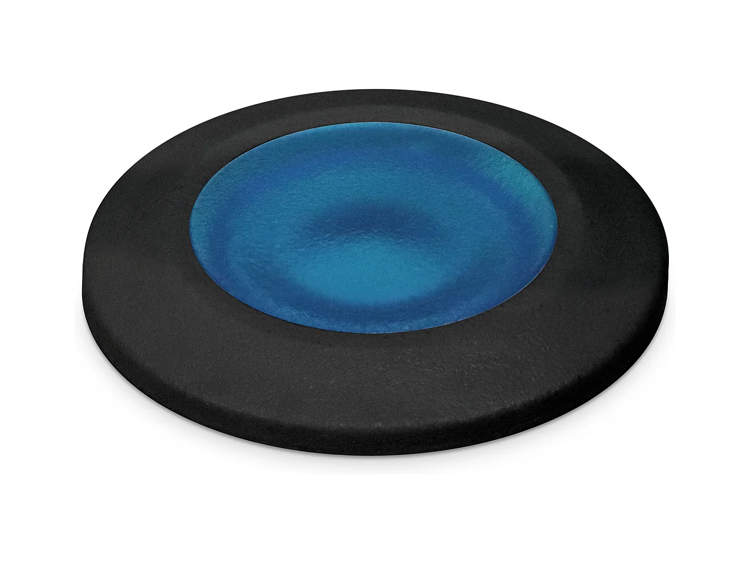 Spot encastrable au sol modern Rain-d.ø5cm-rond-g9 1,7w-170lm,3k-resin-ip67-noir,bleu