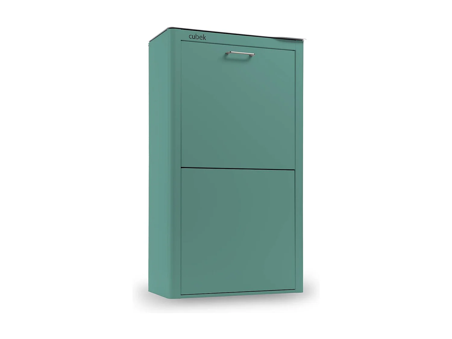 Küchenabfalleimer - Mülltrennungssystem mit 4 Fächern à 20 Litern - CUBEK