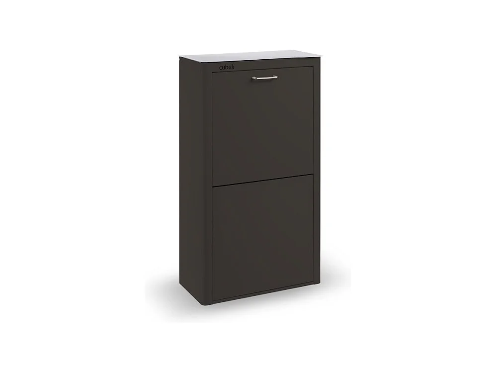 Pattumiera da cucina - Bidone per raccolta differenziata - 4 scomparti da 20L - CUBEK