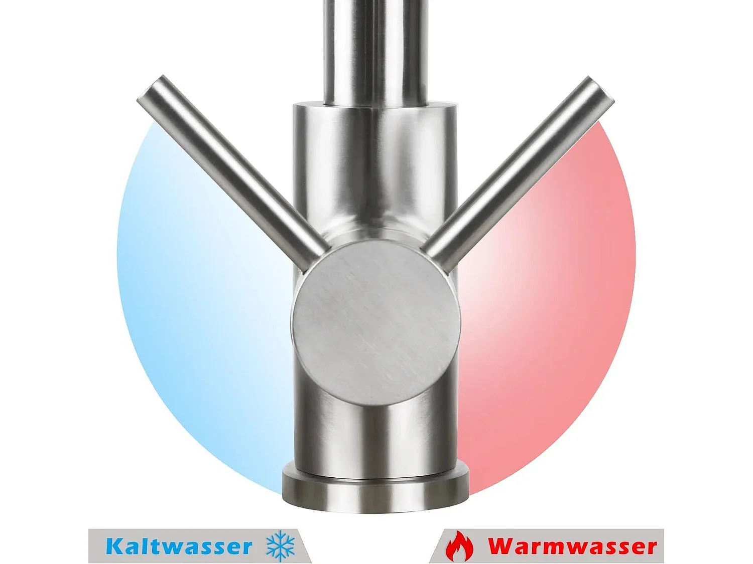 NETTLIFE robinet de cuisine haute pression extensible cuisine 360° robinet d'évier pivotant