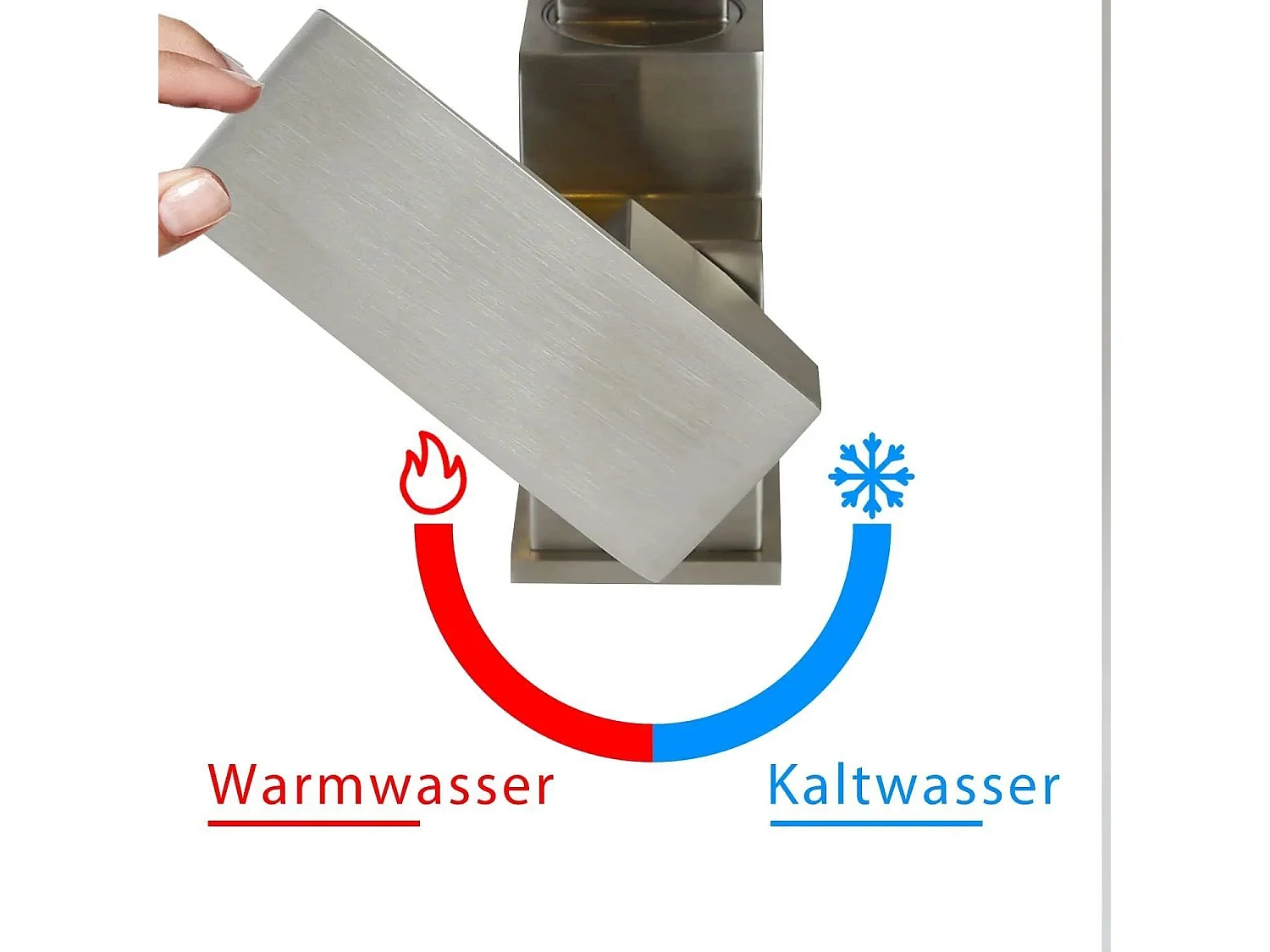 NETTLIFE Wasserhahn Küche Küchenarmatur Gebürstet Hochdruck - Armatur Edelstahl Mischbatterie 360° Schwenkbar Spültischarmatur