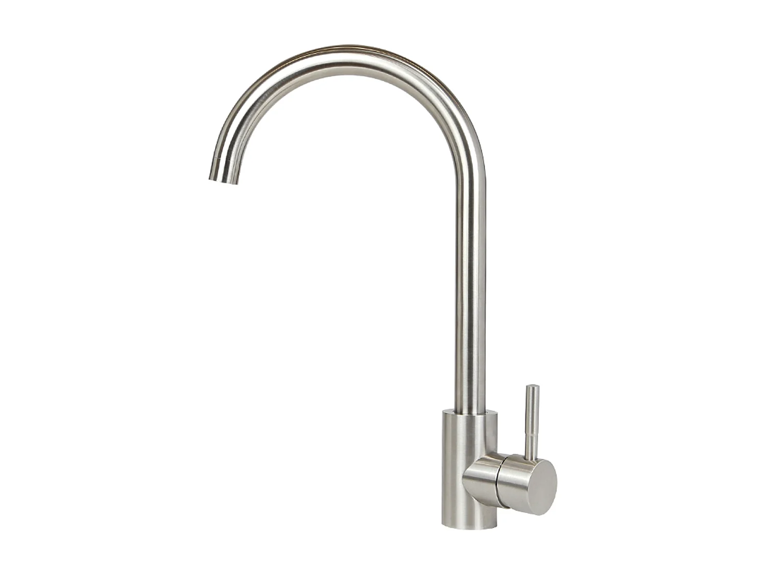 NETTLIFE robinet de cuisine robinet haute pression robinet d'évier de cuisine en acier inoxydable pivotant à 360°