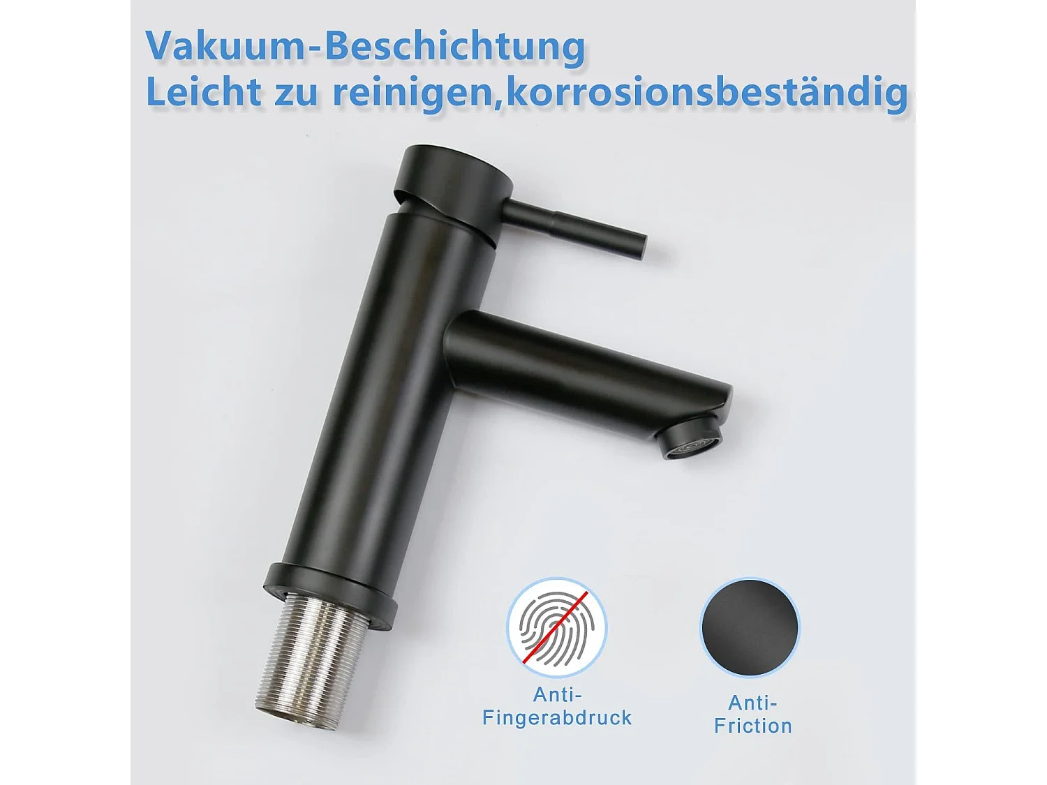 NETTLIFE robinet d'évier robinet chaud/froid robinet haute pression en acier inoxydable