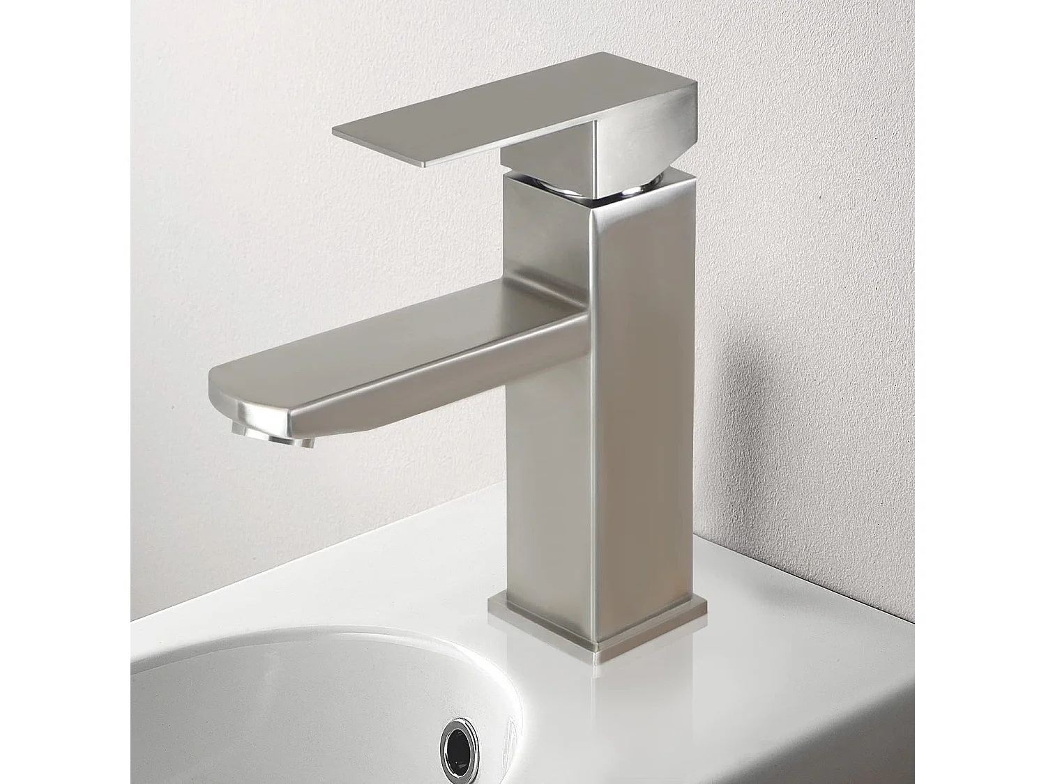 NETTLIFE Spültischarmatur Kalt-/Warmwasserhahn Hochdruck Edelstahlhahn