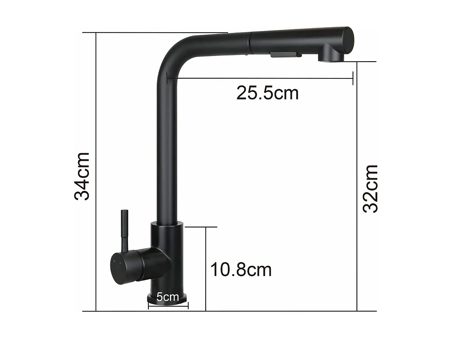 NETTLIFE Grifo de fregadero Grifo de lavabo extensible giratorio 360° en acero inoxidable con 2 tipos de chorros