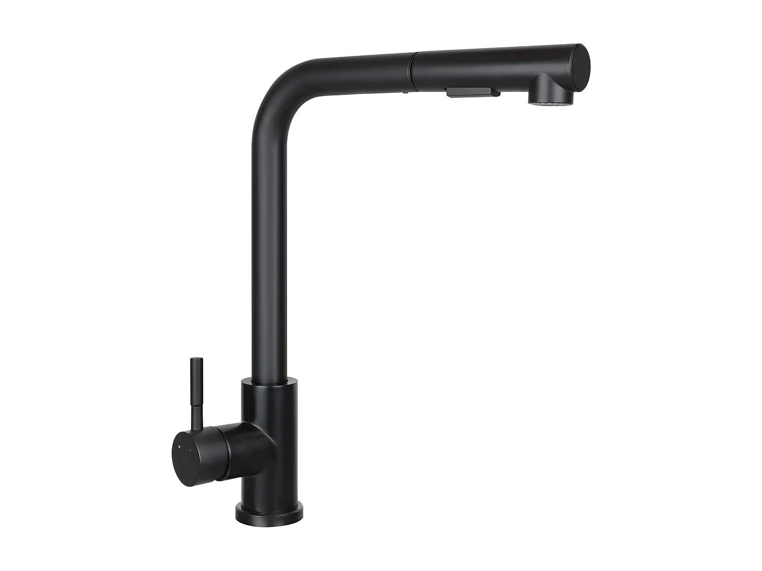 NETTLIFE Waschtischarmatur Waschbeckenarmatur ausziehbar 360° drehbar aus Edelstahl mit 2 Strahlarten