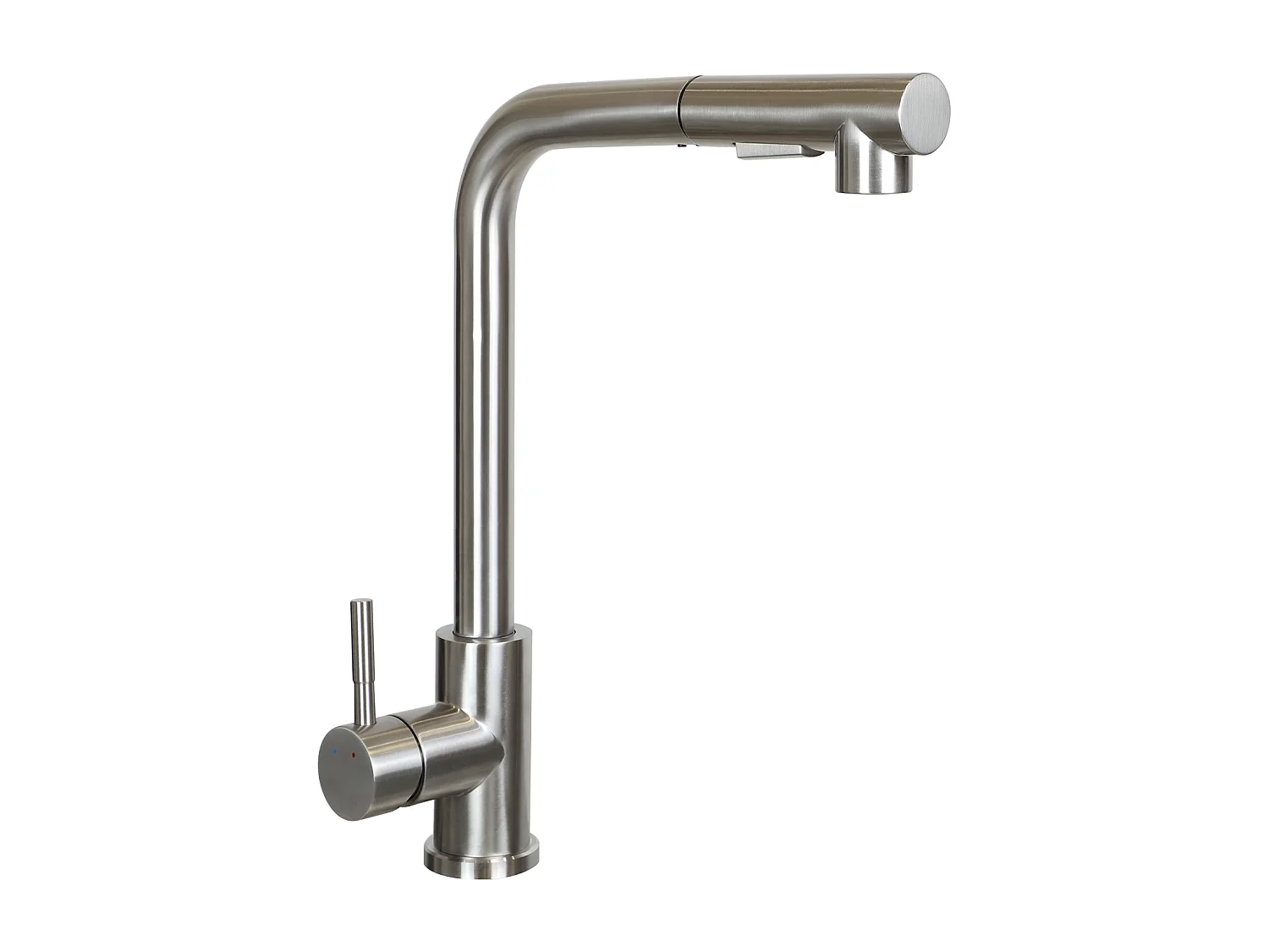 NETTLIFE Bateria umywalkowa Wysuwana bateria umywalkowa Obrotowa 360° Stal nierdzewna z 2 rodzajami strumienia