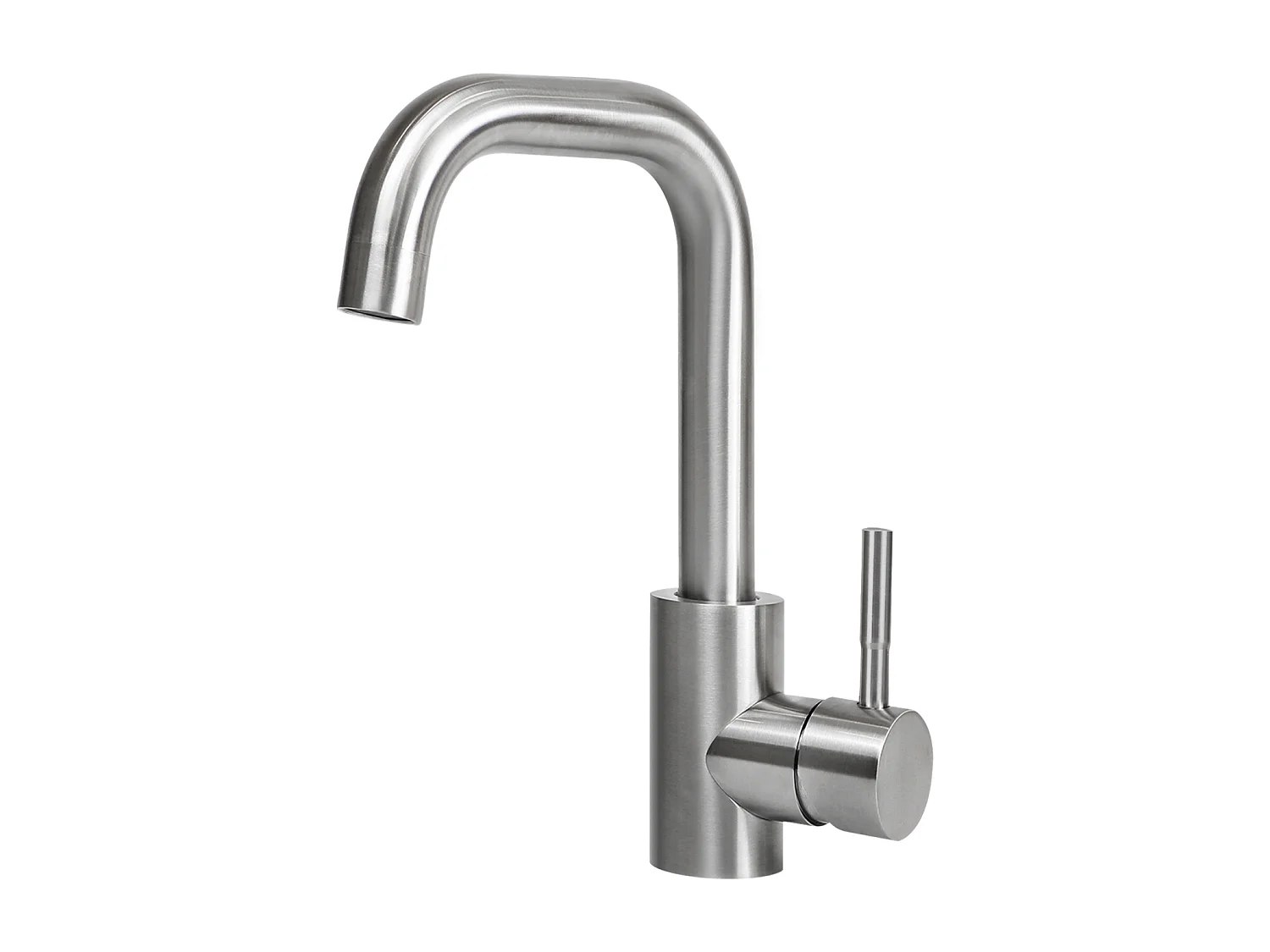 NETTLIFE robinet de cuisine robinet de lavabo de salle de bains robinet de salle de bains en acier inoxydable haute pression