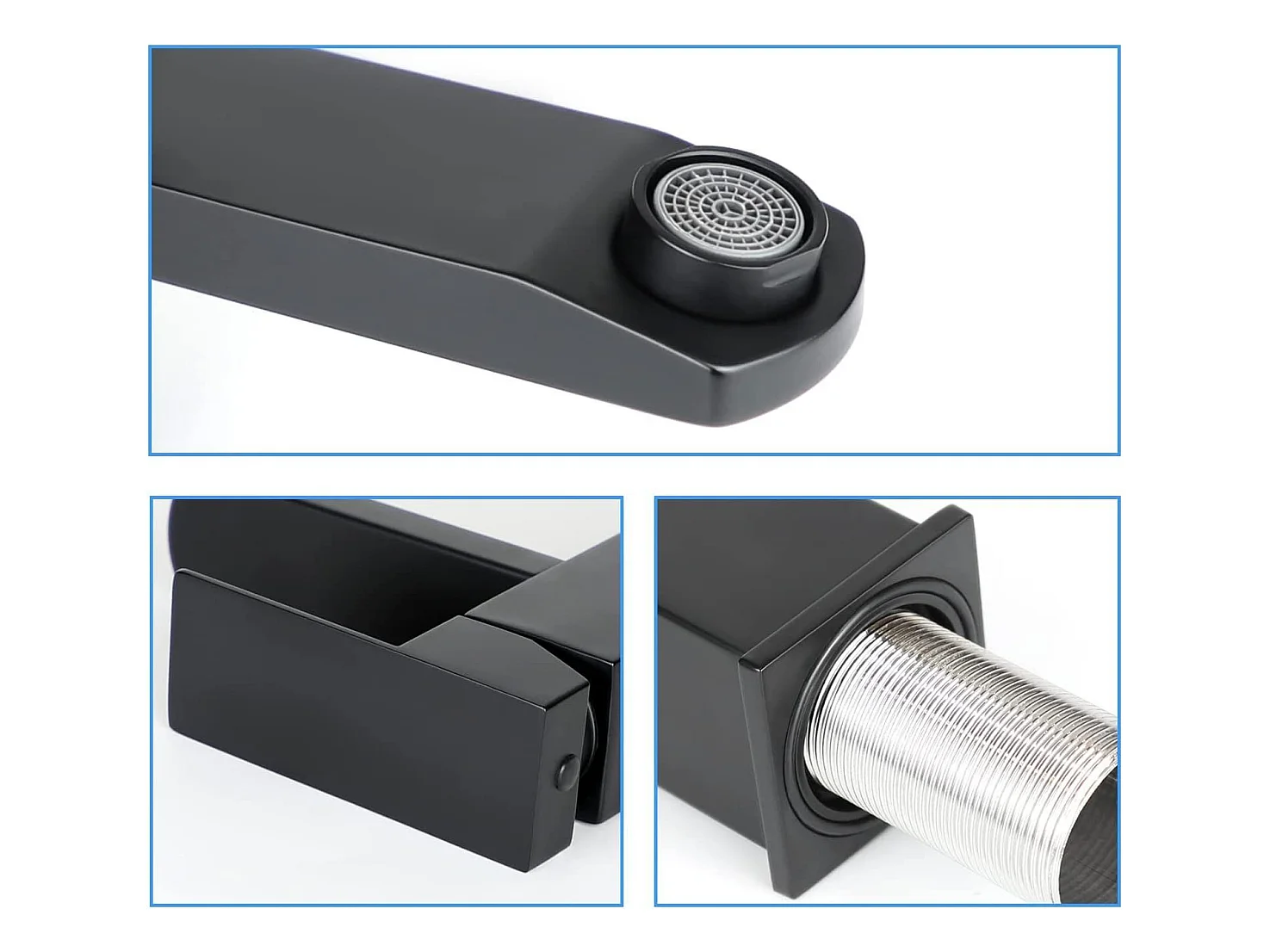 NETTLIFE keukenkraan warm/koud hoge druk RVS kraan