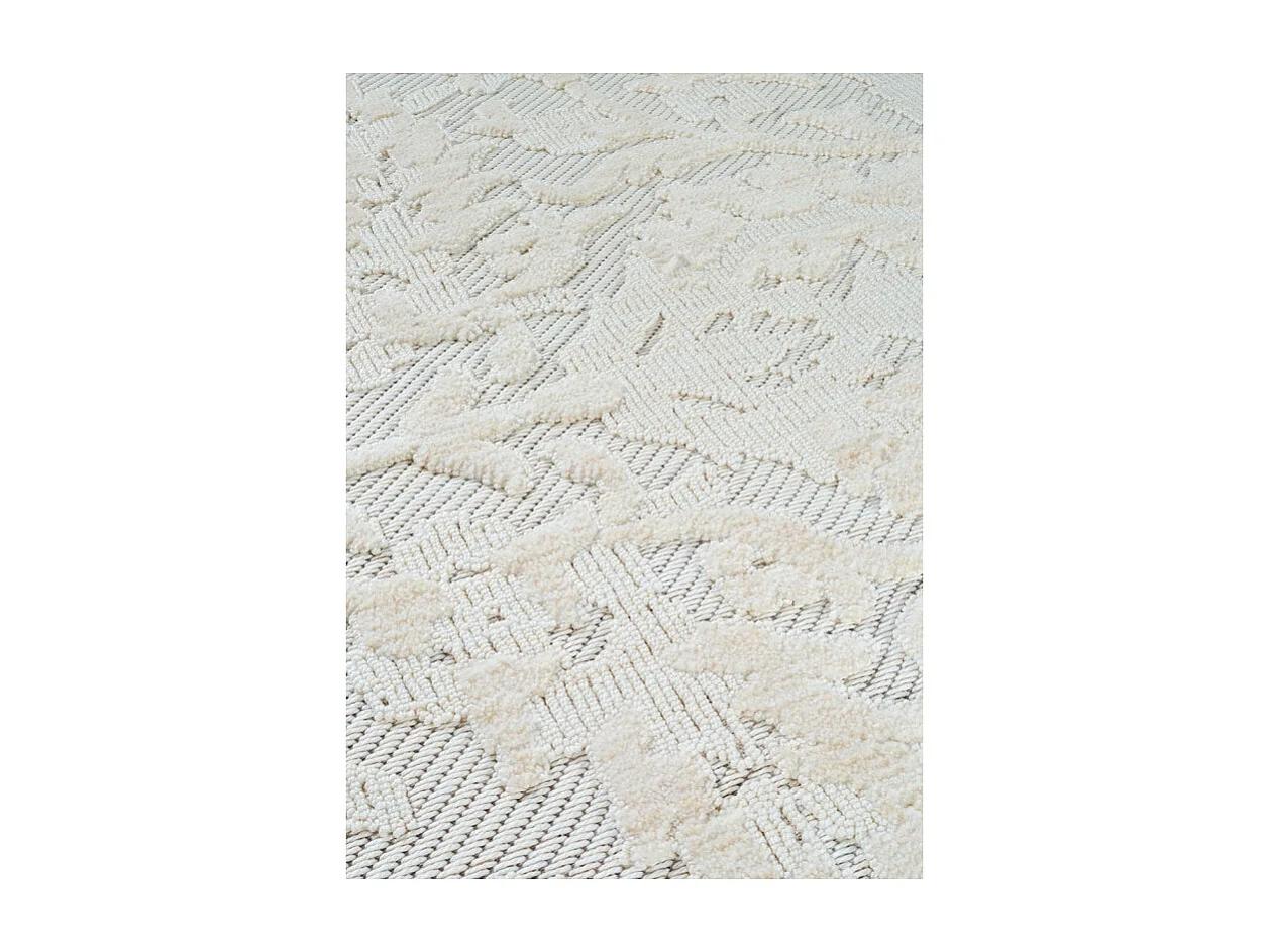 Tapis baroque crème - MANISA 919 Crème 80*300