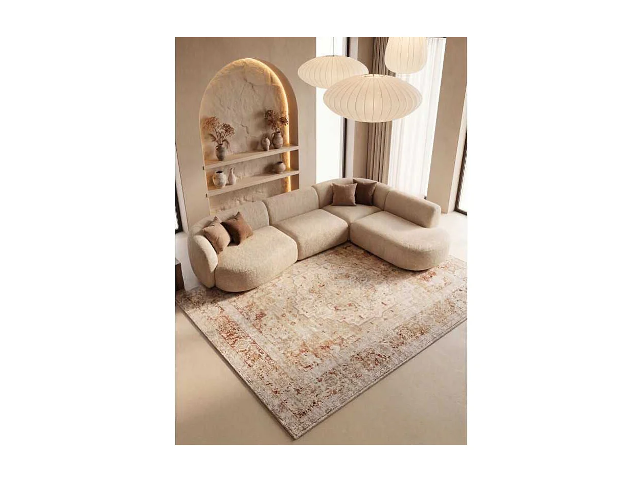 Tapis vintage - ORAN 933 Beige 120*170