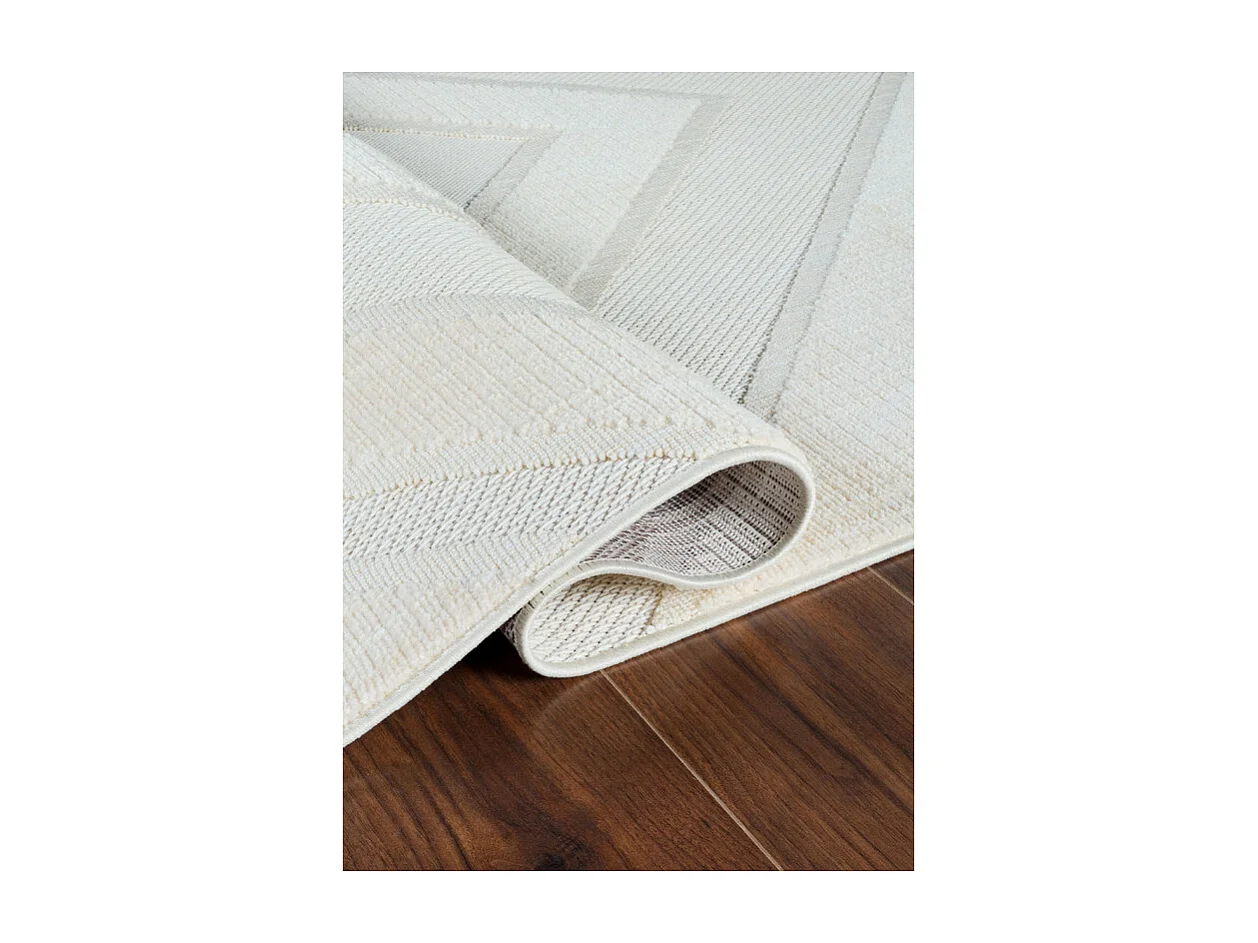 Tapis losange crème - MANISA 454 Crème 120*170