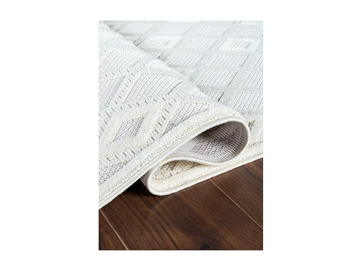 Tapis géométrique crème - MANISA 901 Crème 120*170