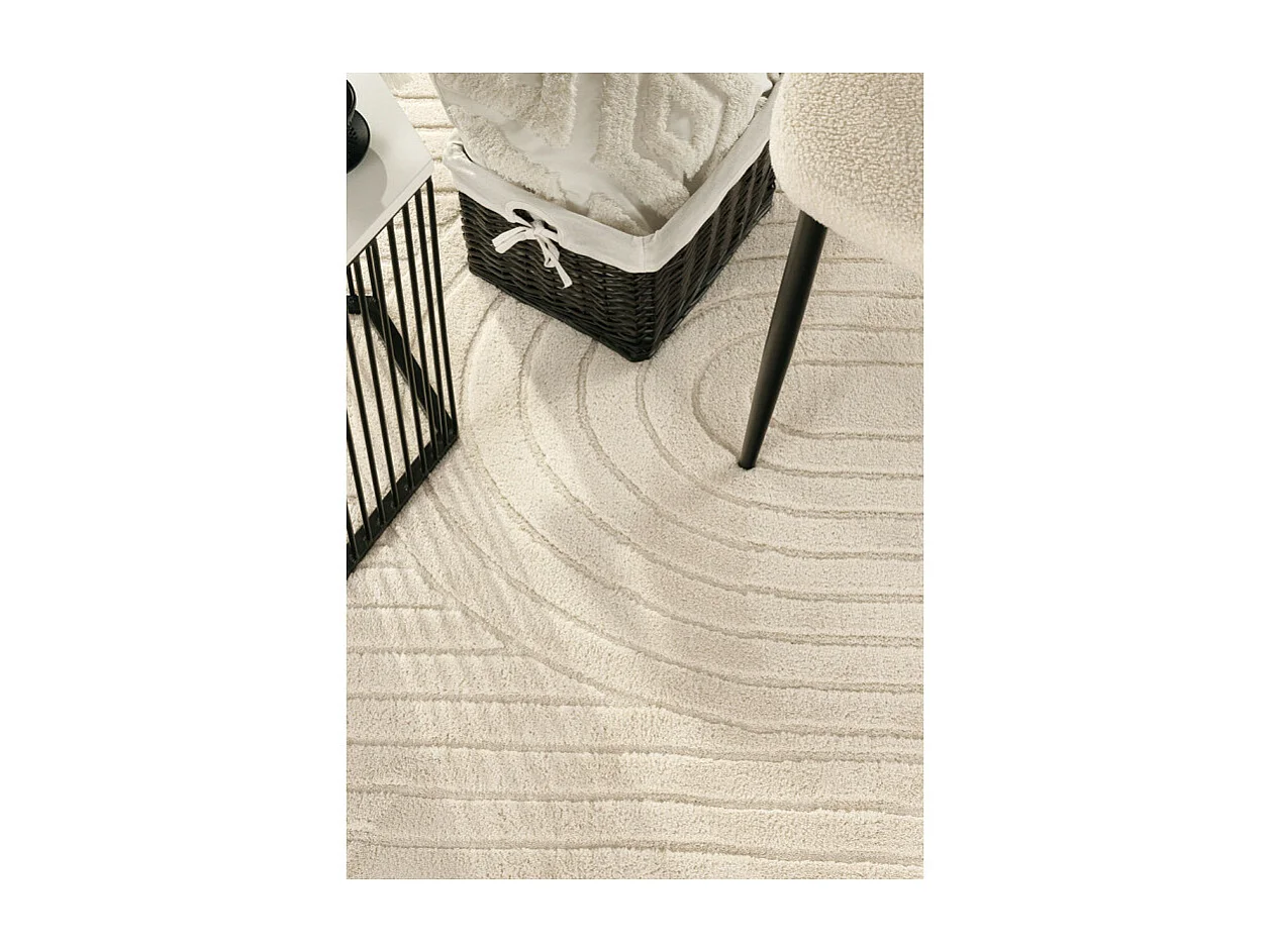 Tapis lavable arc crème - ROME 71 Crème 200*280