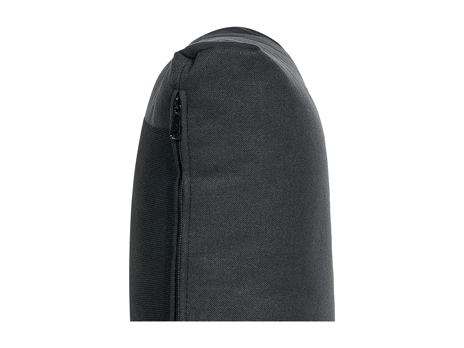 Canapé d'angle modulable UNSTAD Tissu Noir 5 places Côté droit