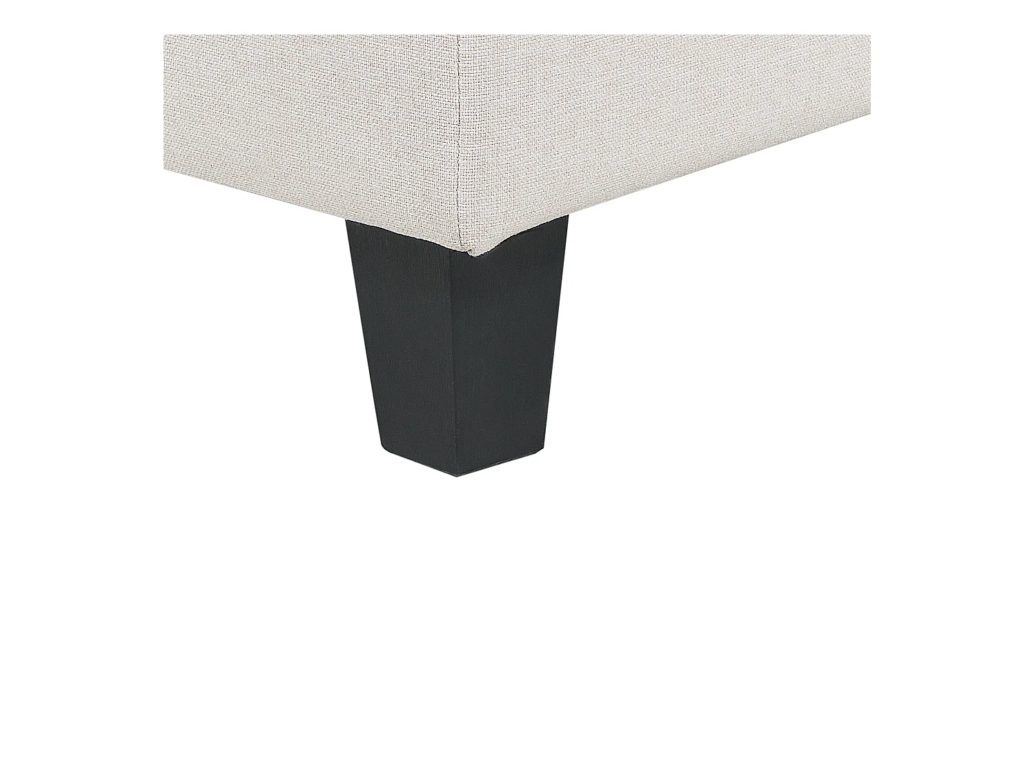 Canapé d'angle modulable 5 places UNSTAD Tissu Beige clair Côté droit