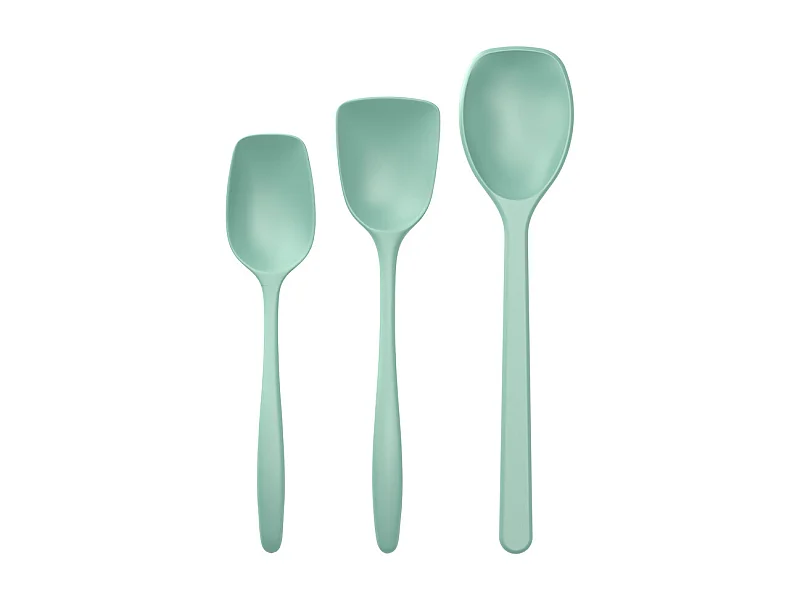 Set de 3 cuillères vert