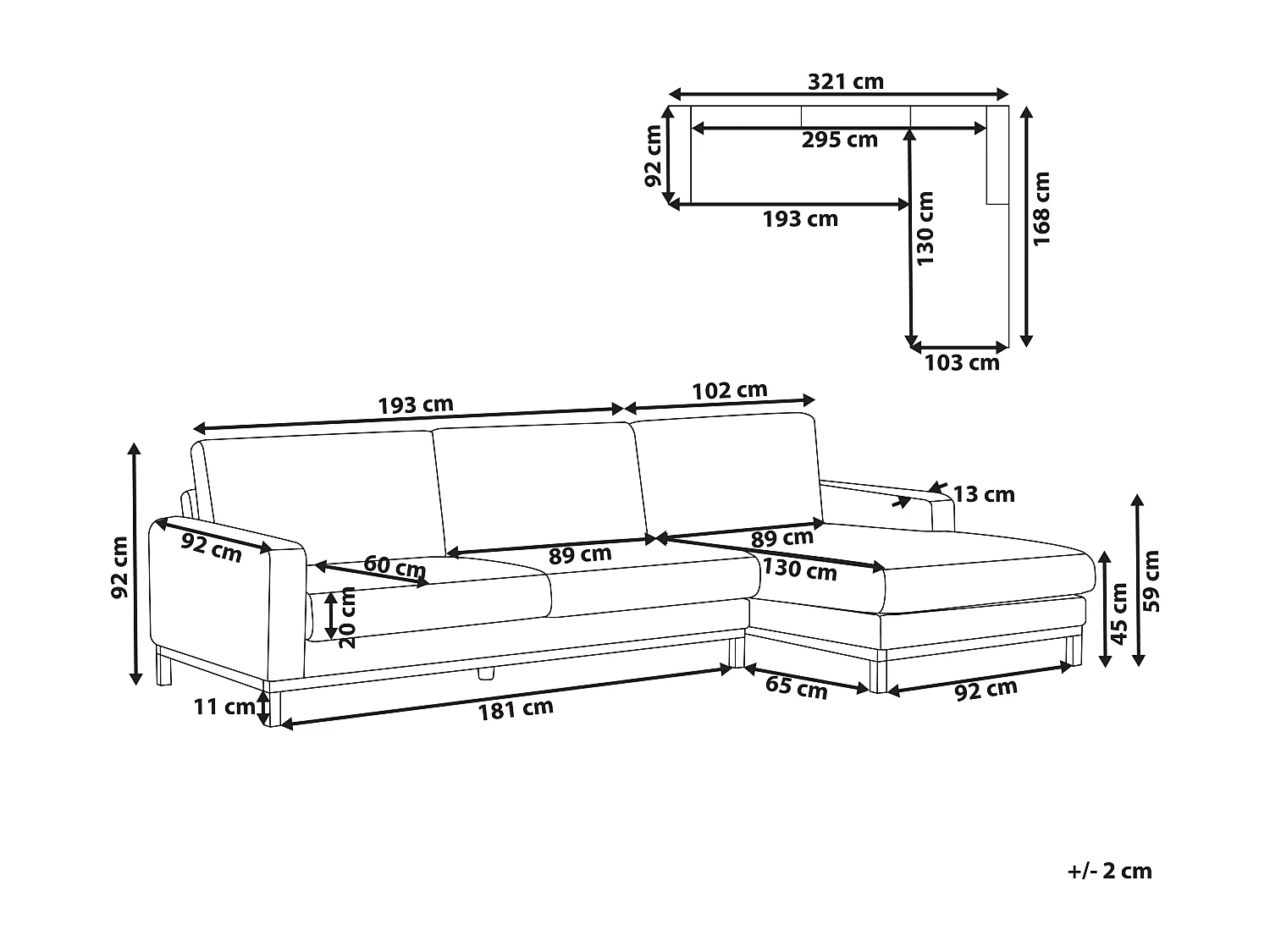 Canapé d'Angle à Gauche en Bouclé Pieds en Bois Elégant Beige Clair Siggard