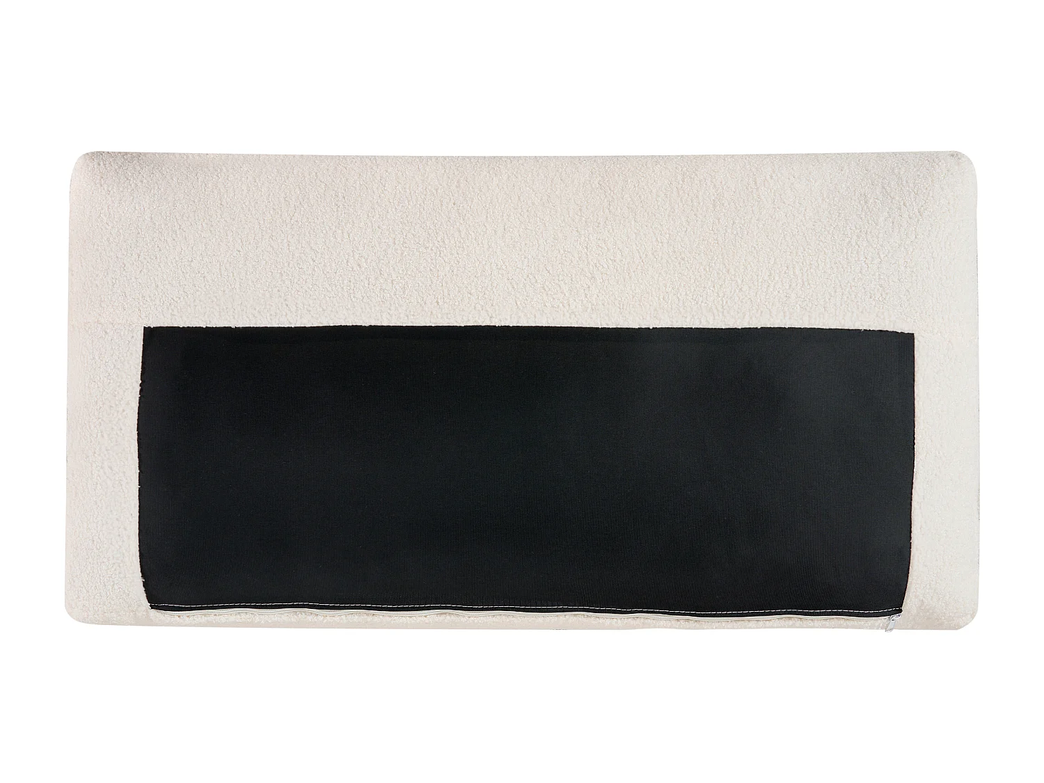 Linksseitiges Ecksofa SIGGARD Weiß Bouclé Linksseitig