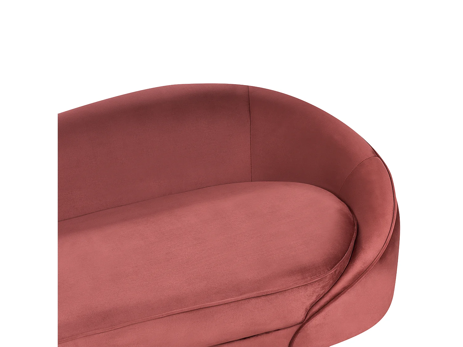 Bank SAVAR Fluweel Rood 3-zitter