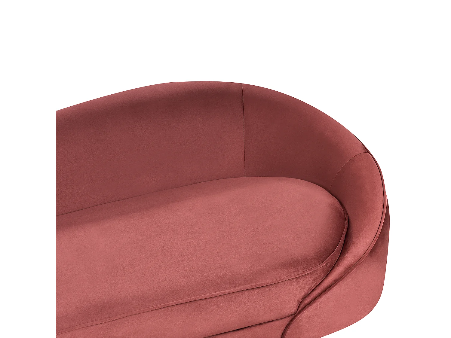 Bank SAVAR Fluweel Rood 3-zitter