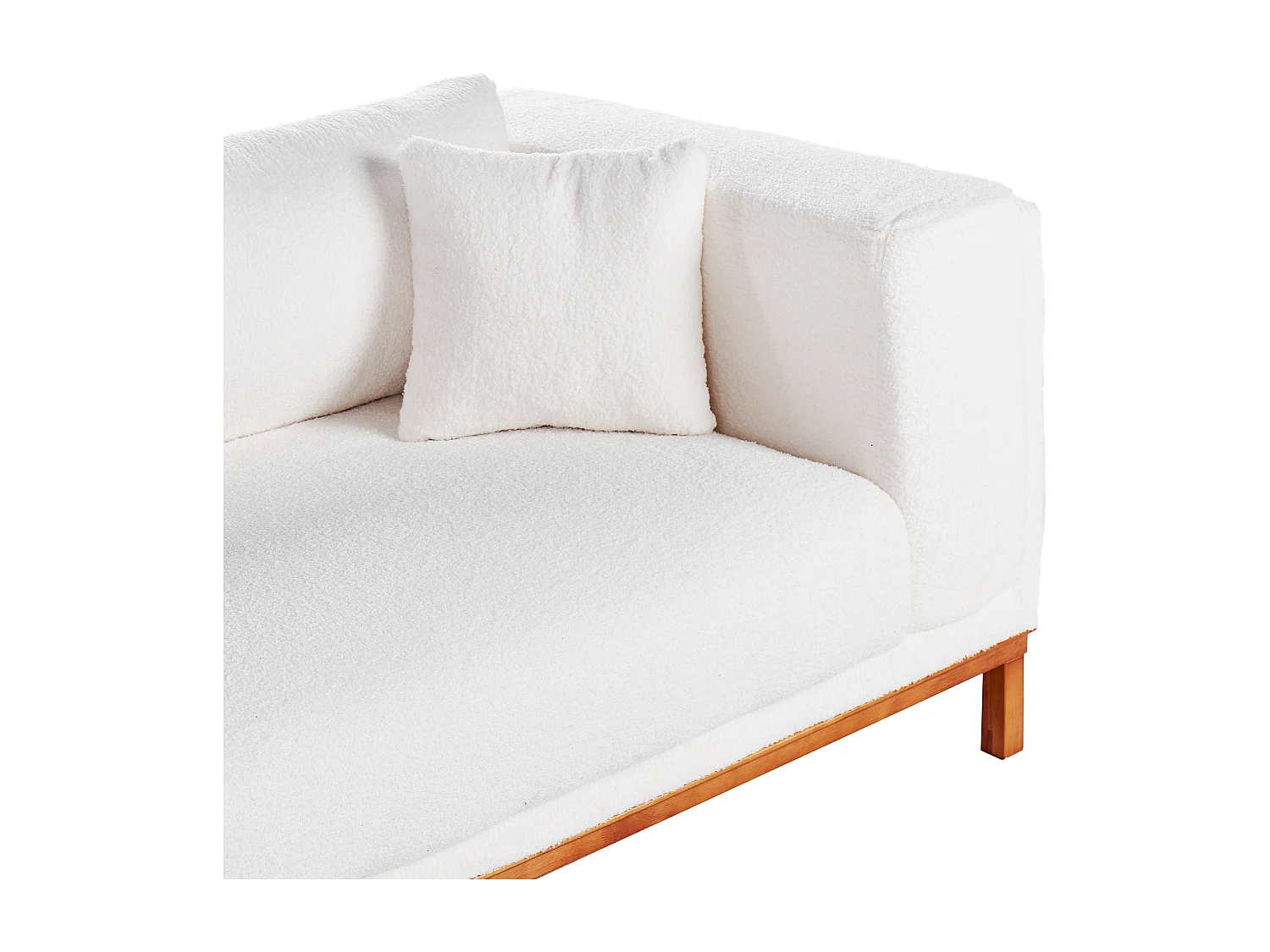 Sofa VENG Boucle Złamana biel dla 4 osób