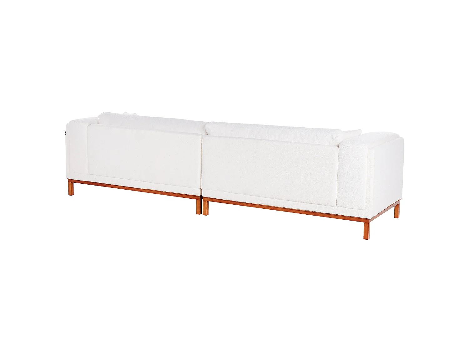 Sofa VENG Bouclé Cremeweiss 4-Sitzer
