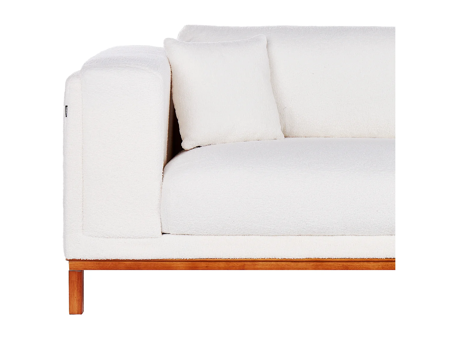 Sofa VENG Bouclé Cremeweiss 4-Sitzer