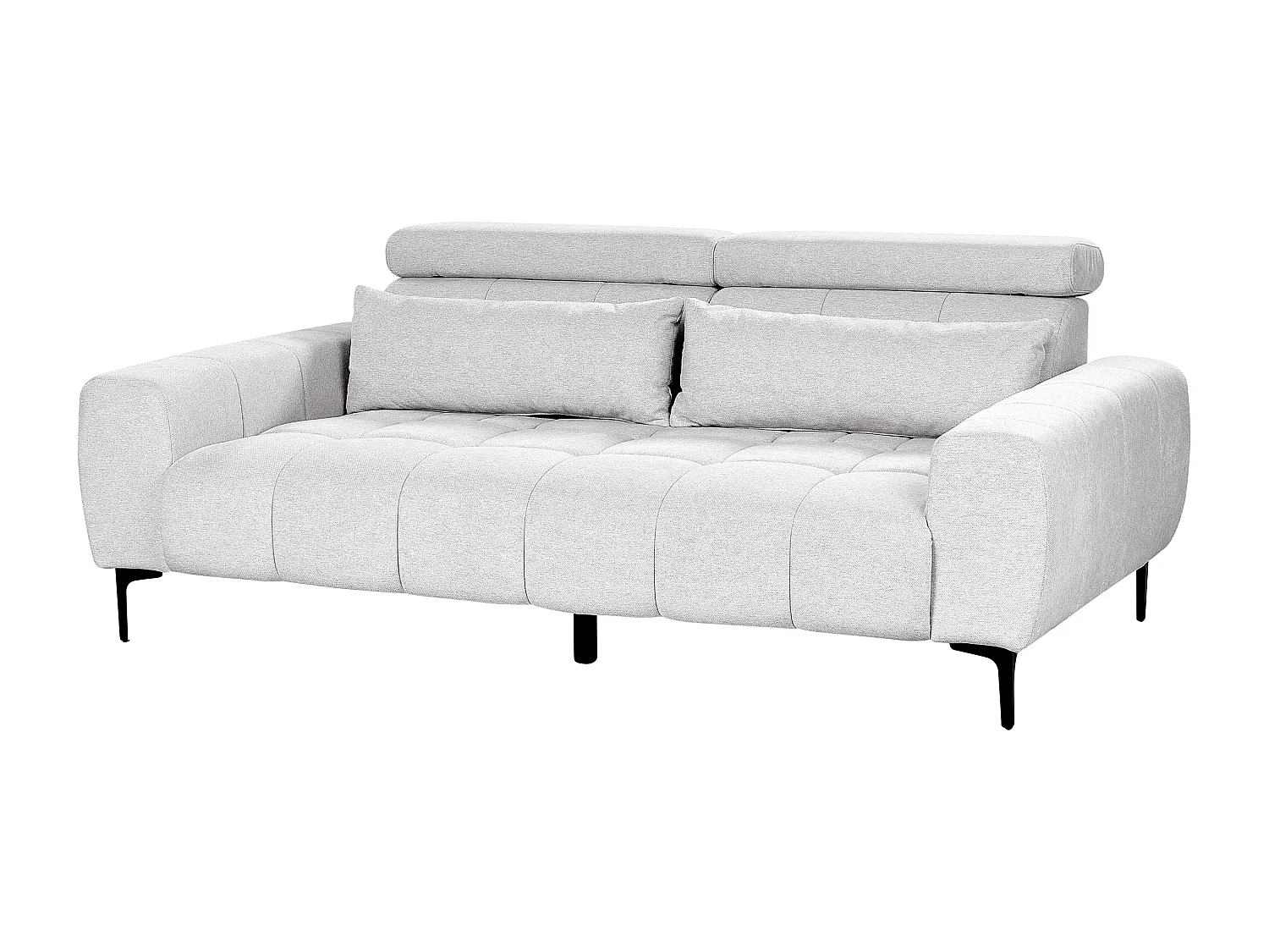 Sofa VEGAMO Szary dla 3 osób